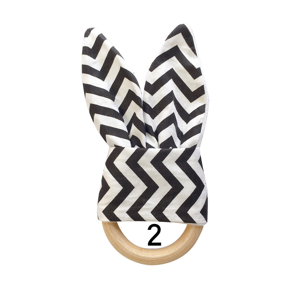 Natural Wooden Baby Teething Ring Image 6