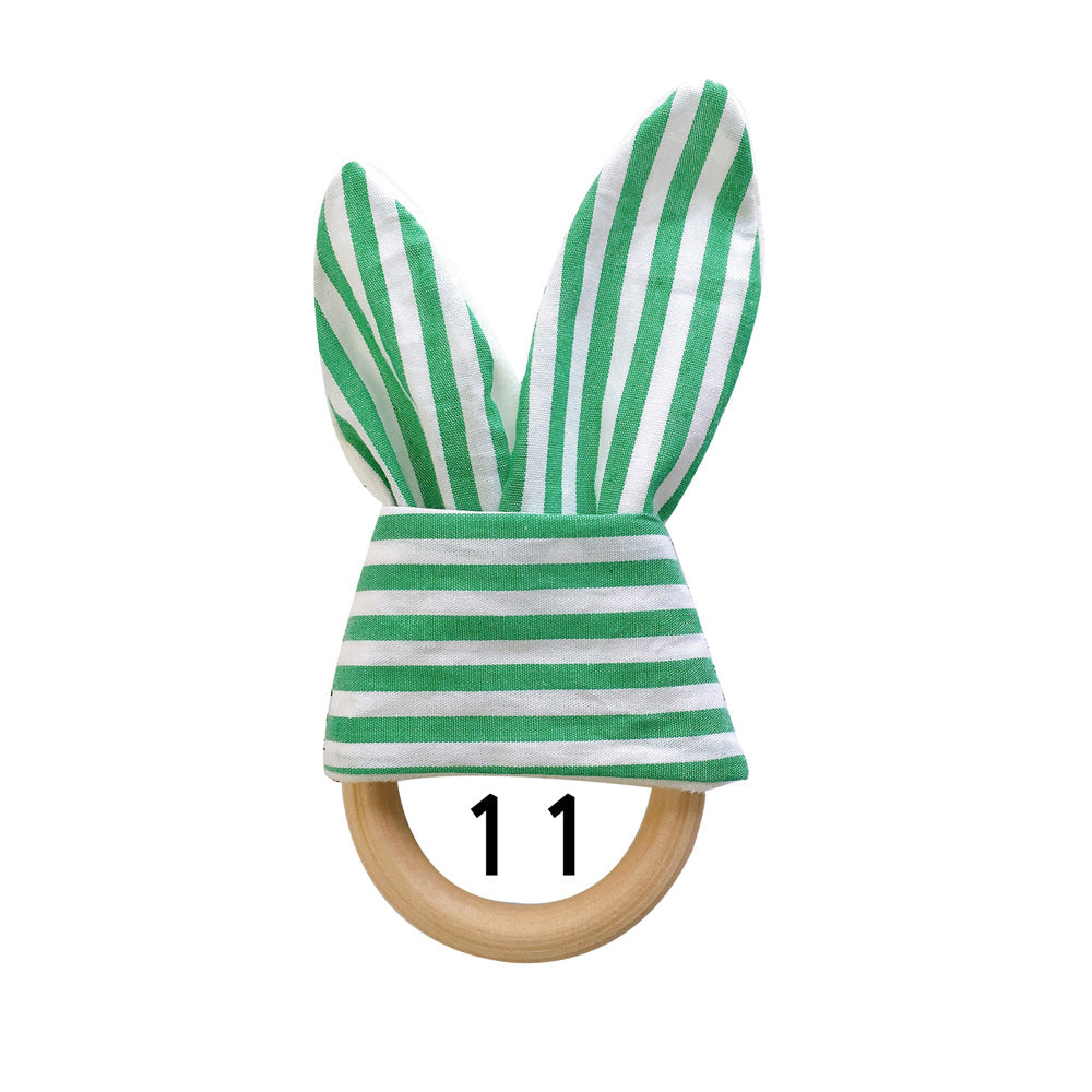 Natural Wooden Baby Teething Ring Image 7