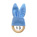 Wooden Ring Teether: Rabbit Ears No. 13