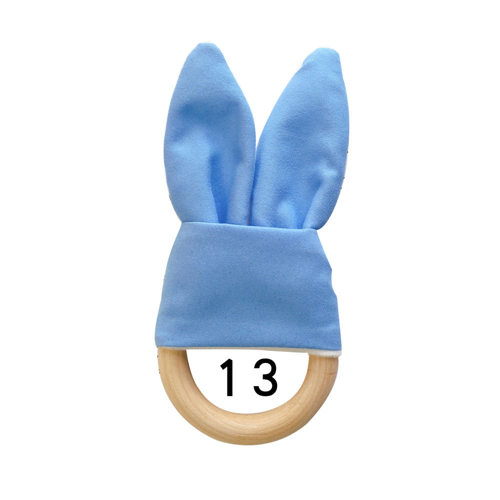 Natural Wooden Baby Teething Ring Image 5