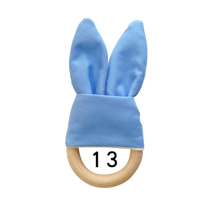 Natural Wooden Baby Teething Ring Image 5