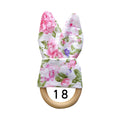 Wooden Ring Teether: Rabbit Ears No. 18