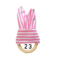 Wooden Ring Teether: Rabbit Ears No. 23