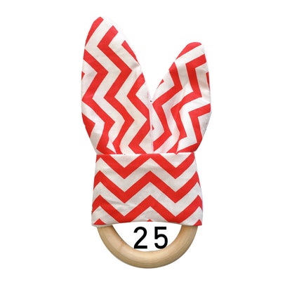 Natural Wooden Baby Teething Ring Image 3