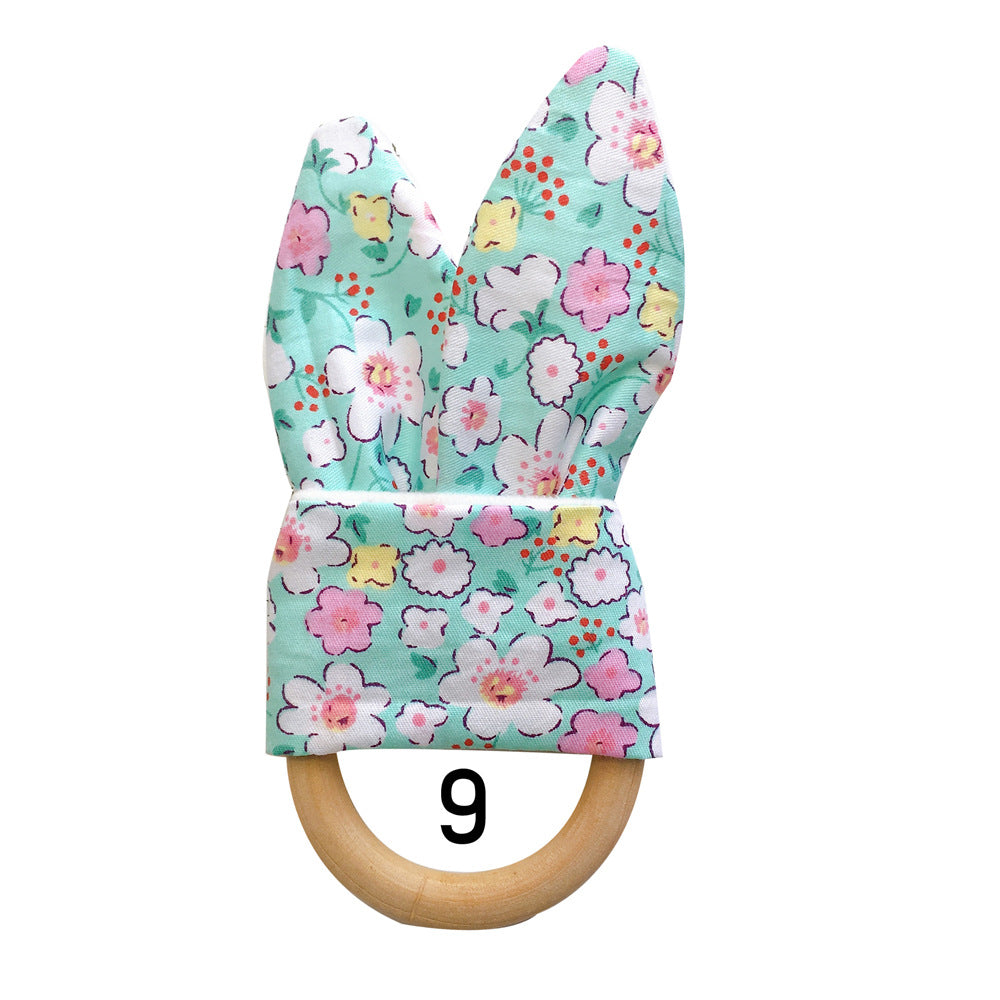 Natural Wooden Baby Teething Ring Image 9