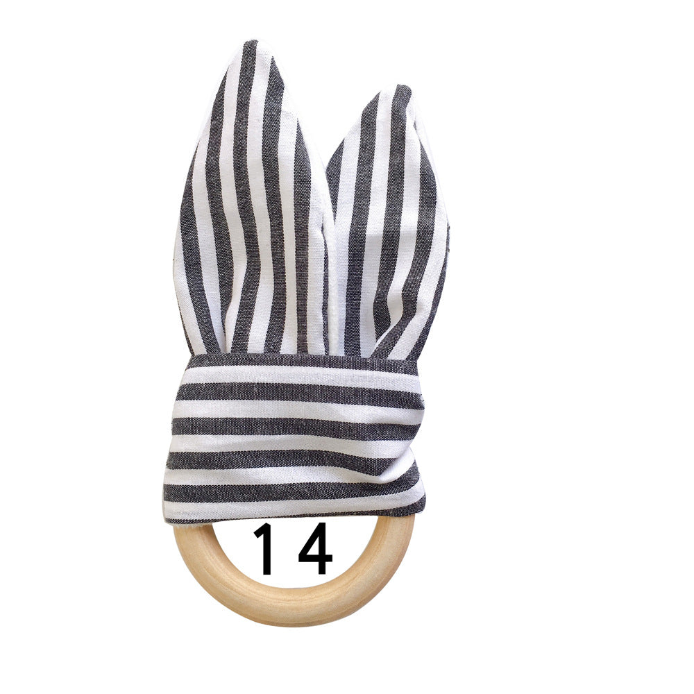 Natural Wooden Baby Teething Ring Image 4