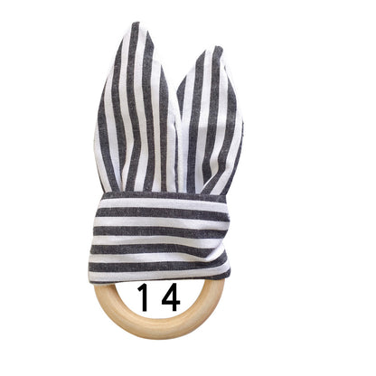 Natural Wooden Baby Teething Ring Image 4