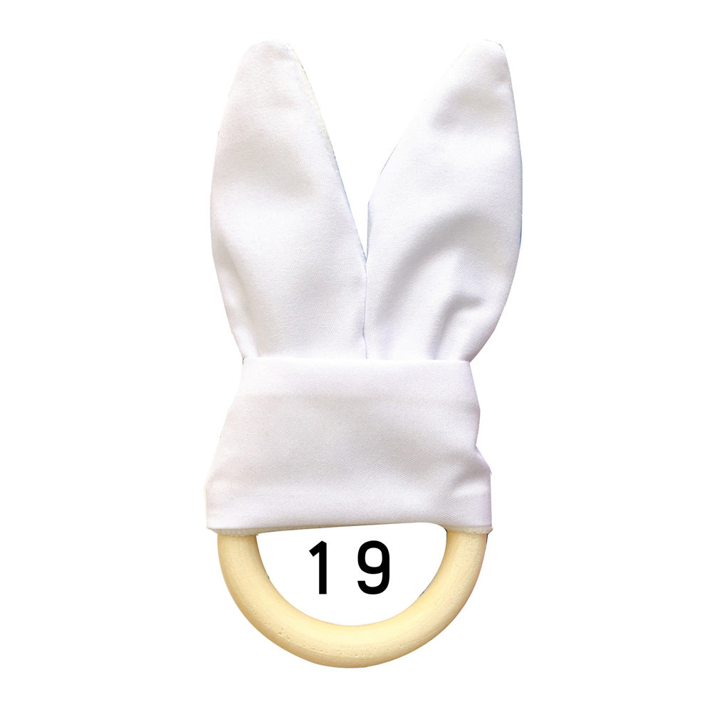 Natural Wooden Baby Teething Ring Image 9