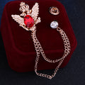 Gold Base Red Diamond