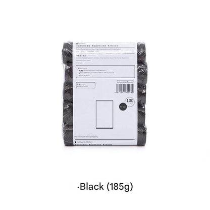 Assorted plastic trash bags for waste disposal
