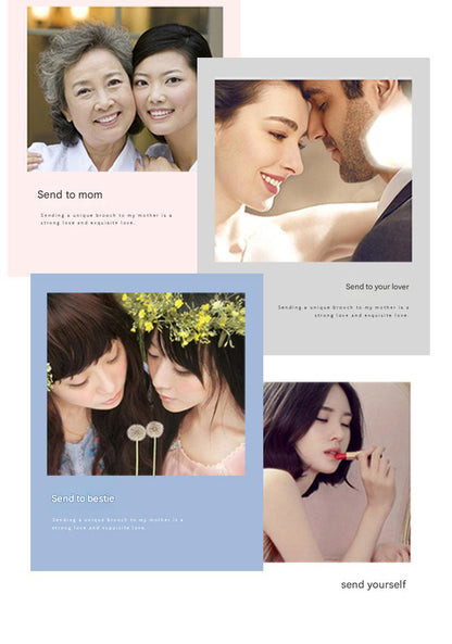 Elegant heart-shaped rhinestone brooch for women image 1