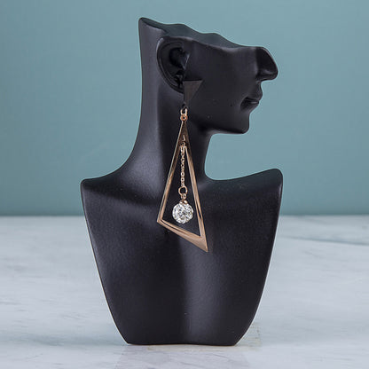resin figure jewelry stand minimalistic design