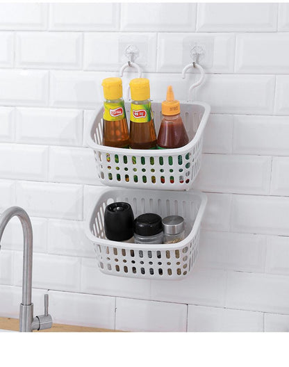 Stylish hanging basket organizer for clean space