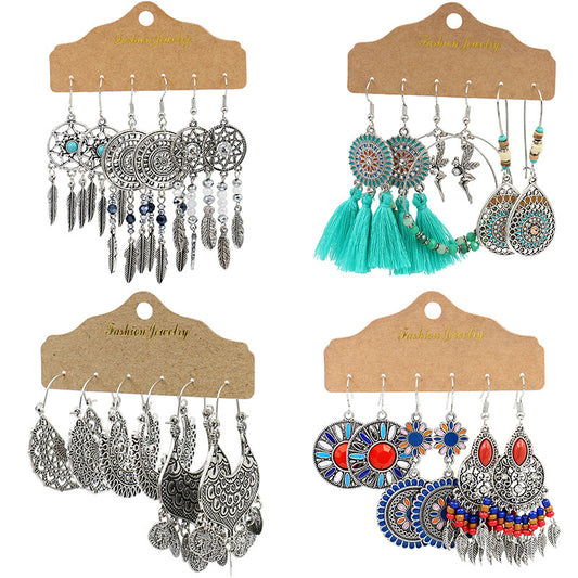 Stylish alloy waterdrop earrings for women