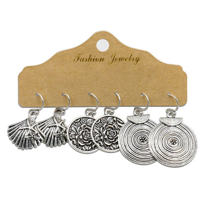 Close-up of fashion accessory waterdrop earrings