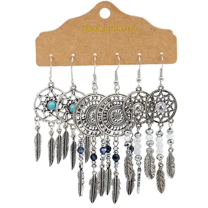 Stylish alloy waterdrop earrings for women