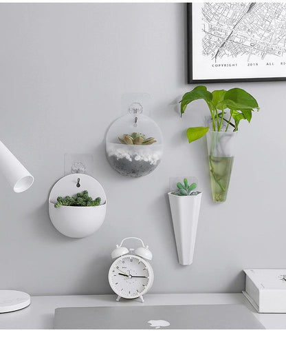 Unique wall-mounted planter showcasing succulents - image 7