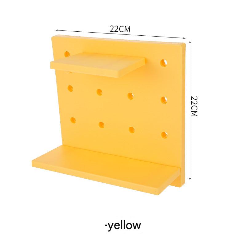 Multi-purpose plastic rack in living room