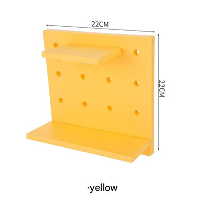Multi-purpose plastic rack in living room