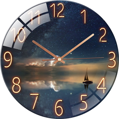 Tempered Glass Clock with Silent Mechanism - Image 3