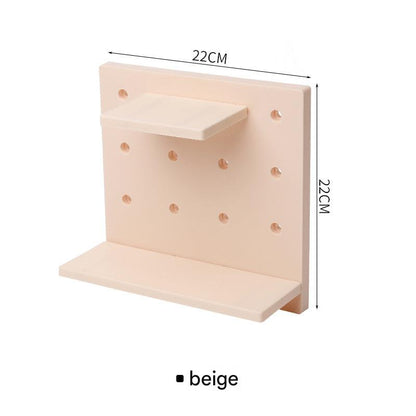 Colorful wall storage solution