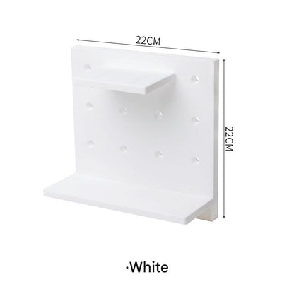 Colorful wall storage solution