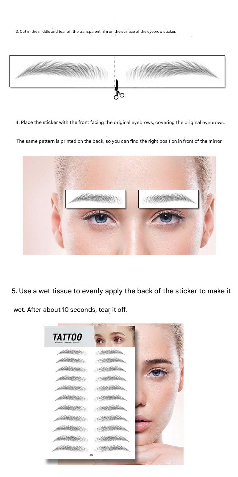 Natural Long-Lasting Brow Tattoos - Image 1
