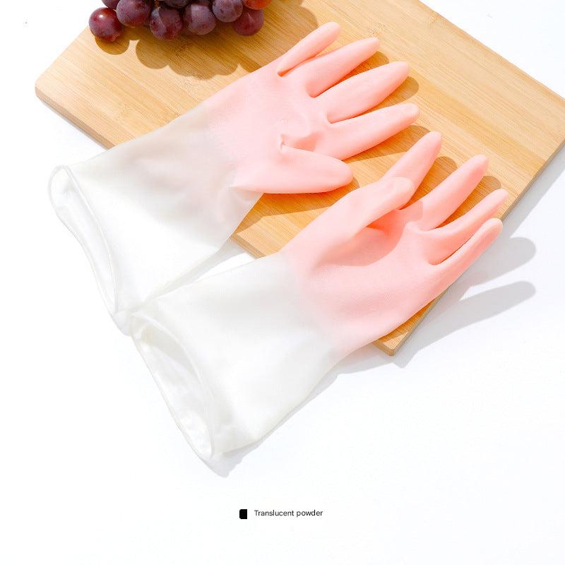 Comfortable waterproof cleaning gloves
