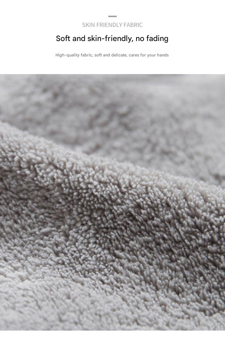 Multi-color soft hand towels stacked together - image 5