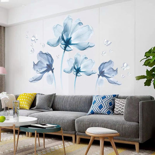 3D floral wall sticker image 6