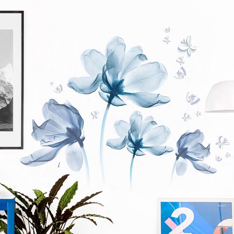 3D floral wall sticker image 3