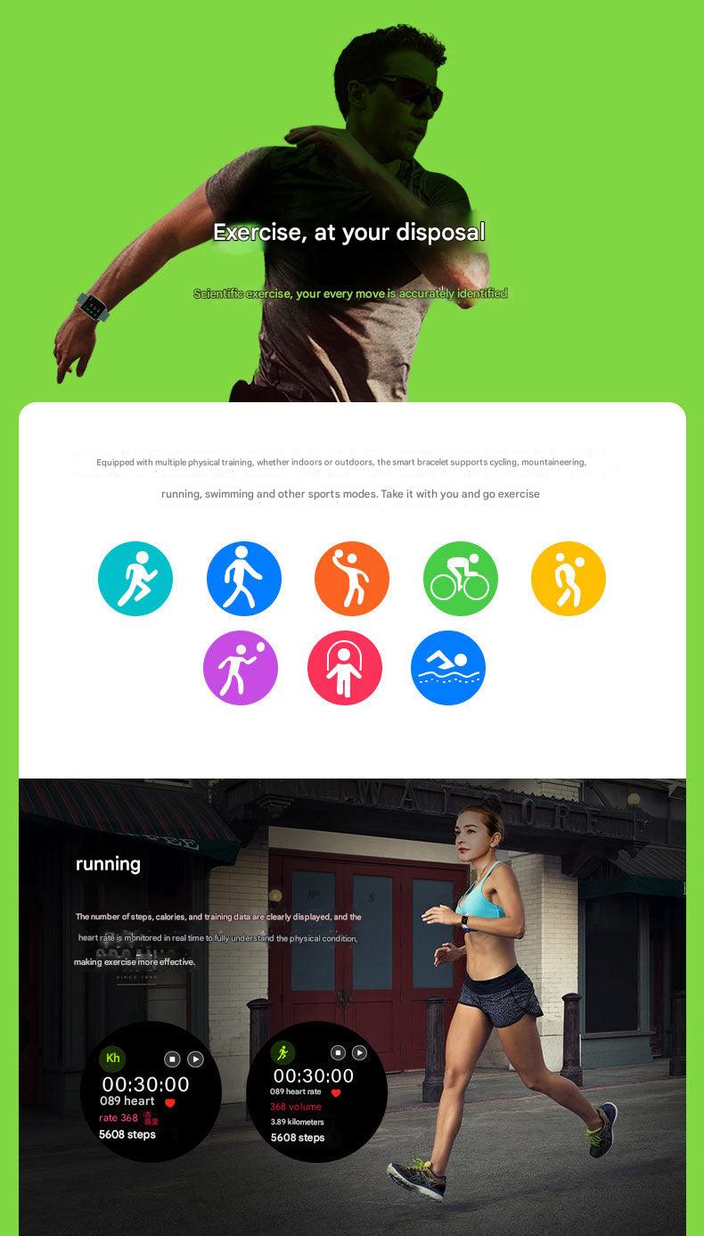 Smart Fitness Tracker in Pink