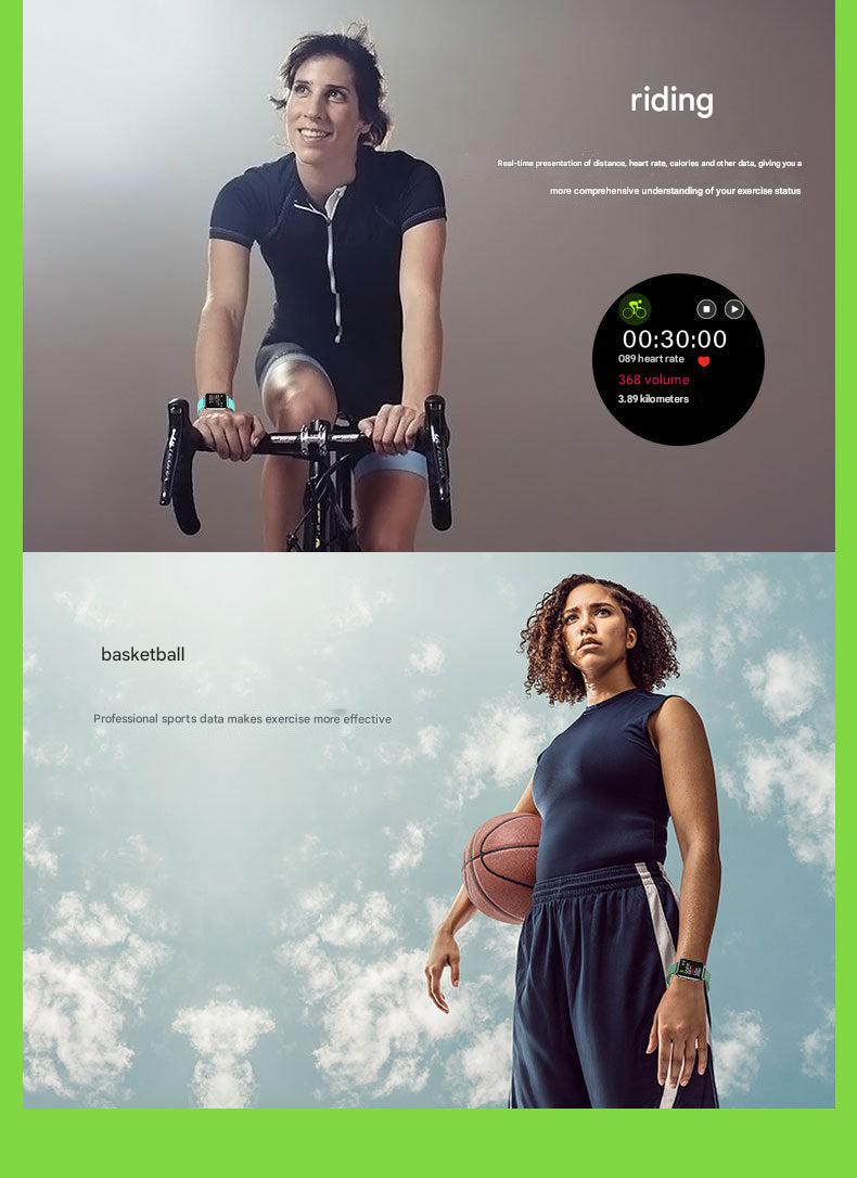 Fitness Tracker Displaying Notifications