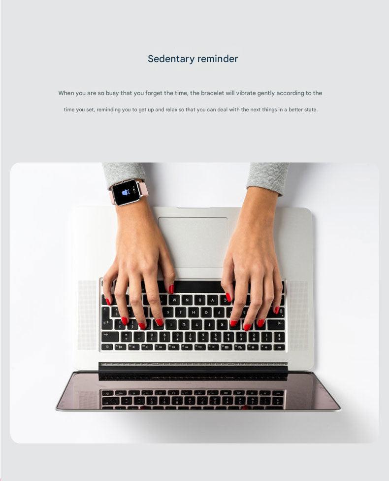 Smart Fitness Tracker in Pink