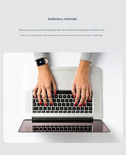 Smart Fitness Tracker in Pink