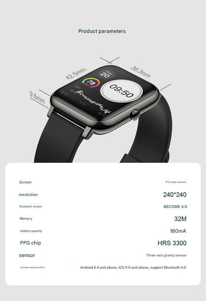 Smart Fitness Tracker in Pink