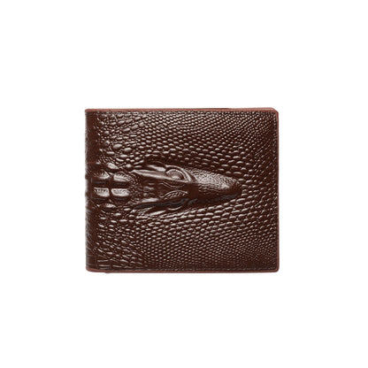 PU leather men's wallet in black - image 4