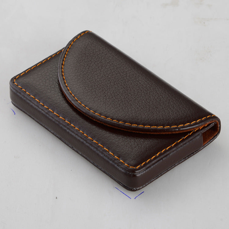 Business card holder with capacity features
