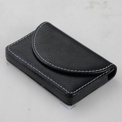 Stainless steel business card case with logo