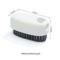Gray White Laundry Brush