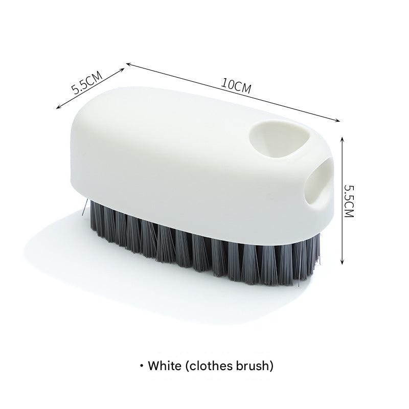 Blue cleaning brush for laundry and shoes
