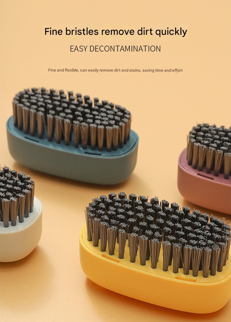 Multi-functional cleaning brush close-up