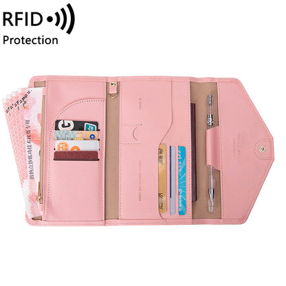 travel document organizer with multiple compartments