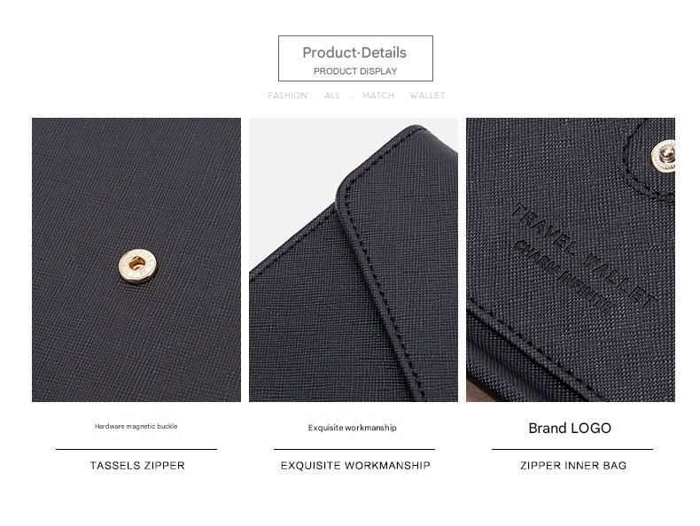 durable PU leather passport holder