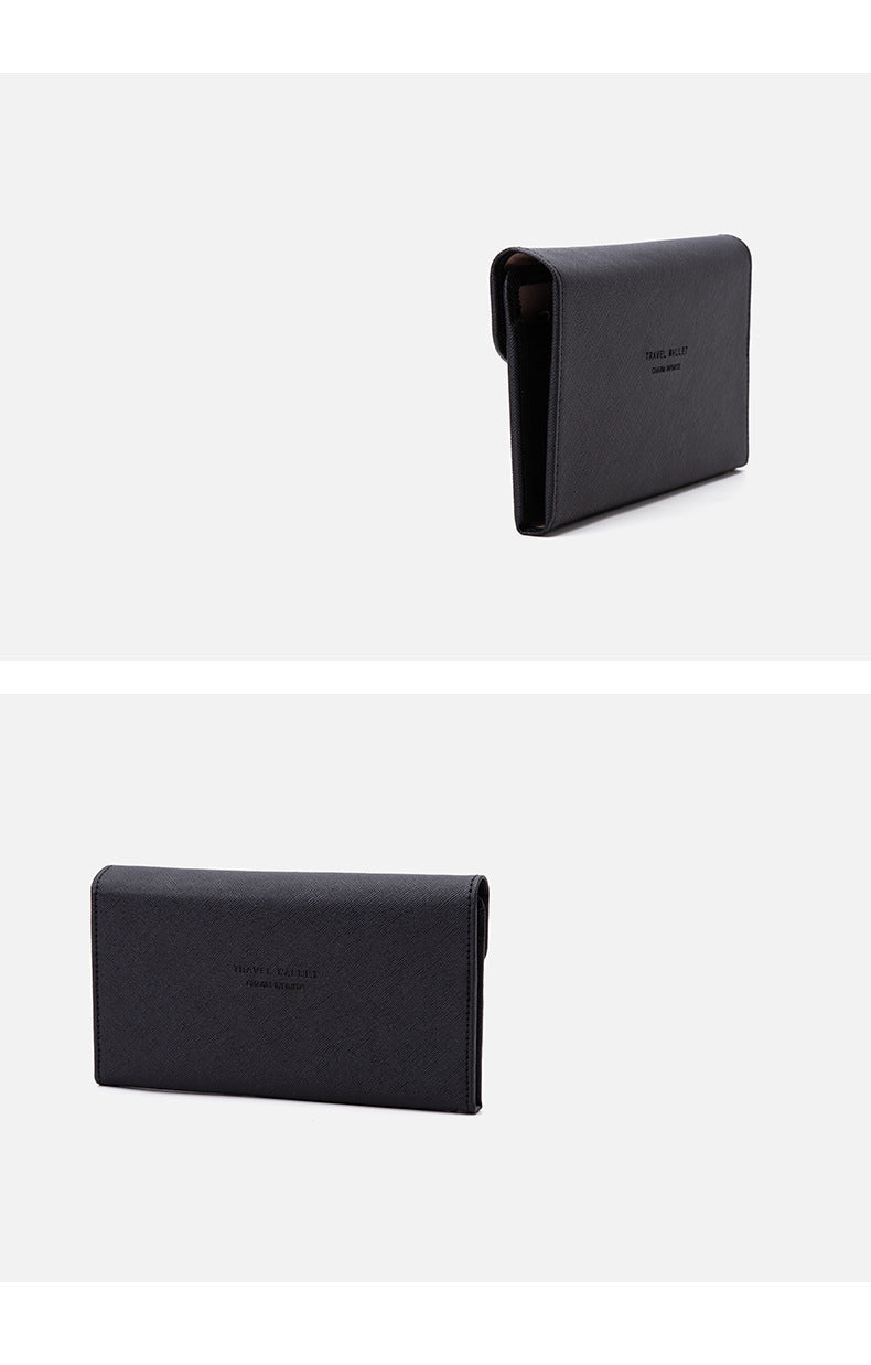 travel document organizer with multiple compartments