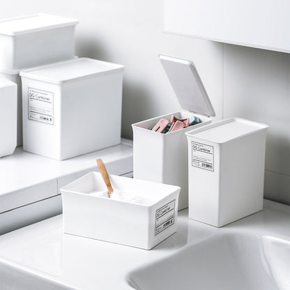 Japanese laundry powder storage container image 1