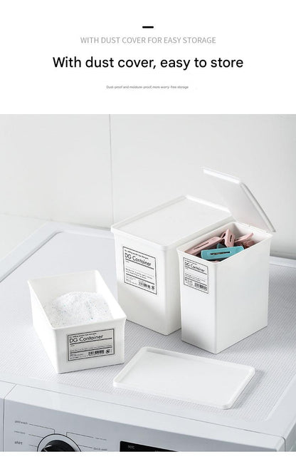 Japanese laundry powder storage container image 8
