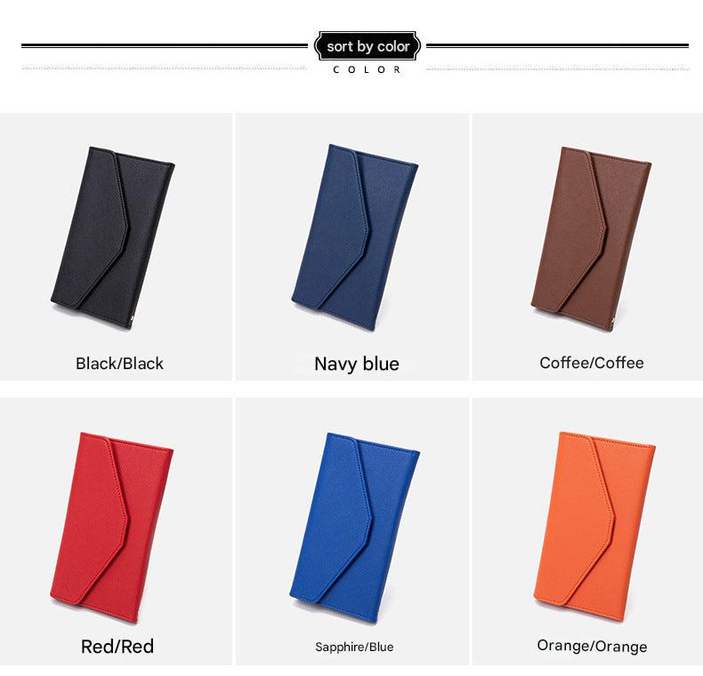 RFID travel passport holder black color