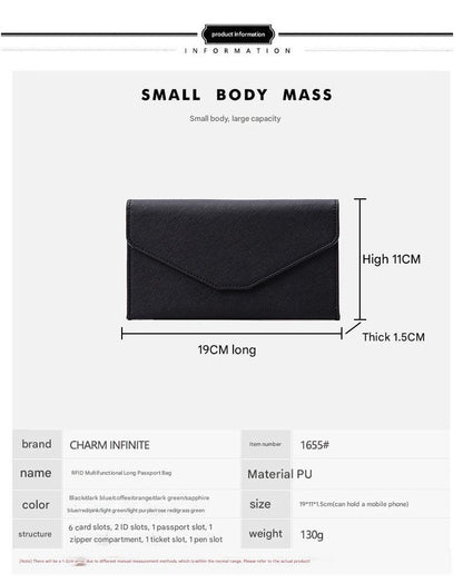 travel document organizer with multiple compartments