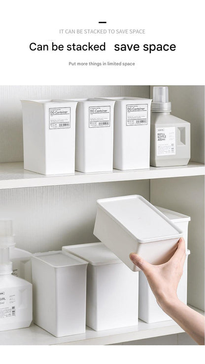 Japanese laundry powder storage container image 6